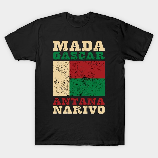 Flag of Madagascar T-Shirt by KewaleeTee